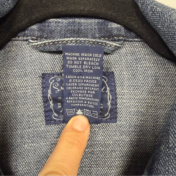 Lucky Brand Denim Jean Jacket Women's Size Medium Trucker Medium Blue Wash EUC - Picture 3 of 12